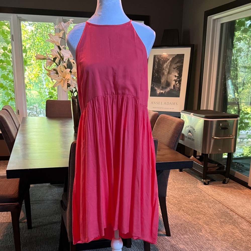 VENUS Vibrant pink baby doll dress